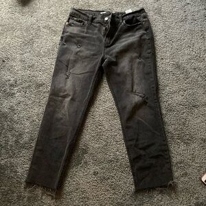 Black boyfriend jeans
